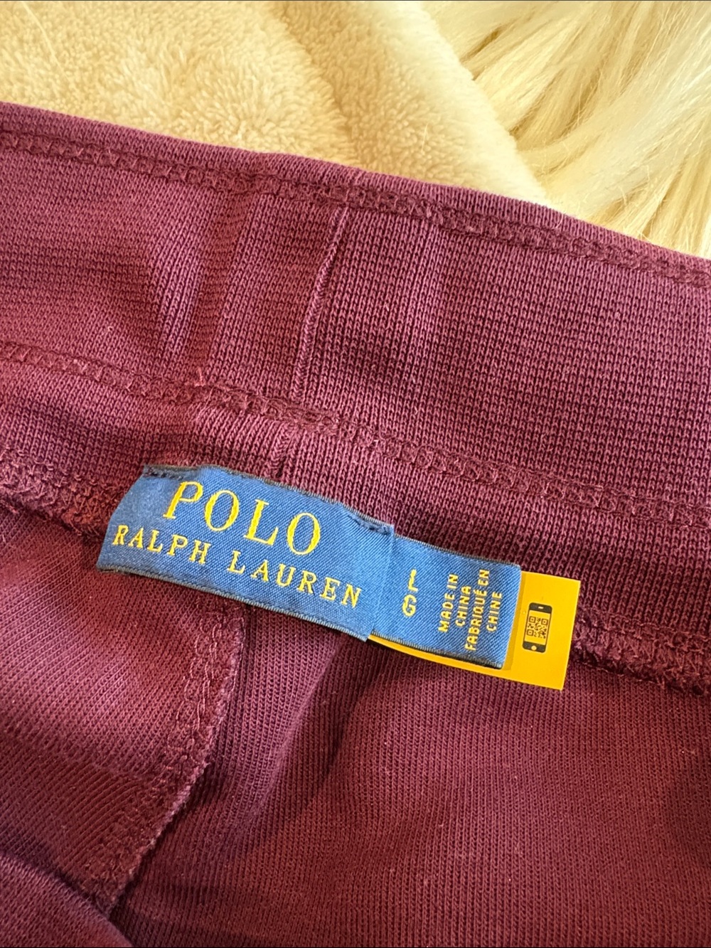 Polo by Ralph Lauren Men's Maroon Sweatpants Joggers - Picture 4 of 4